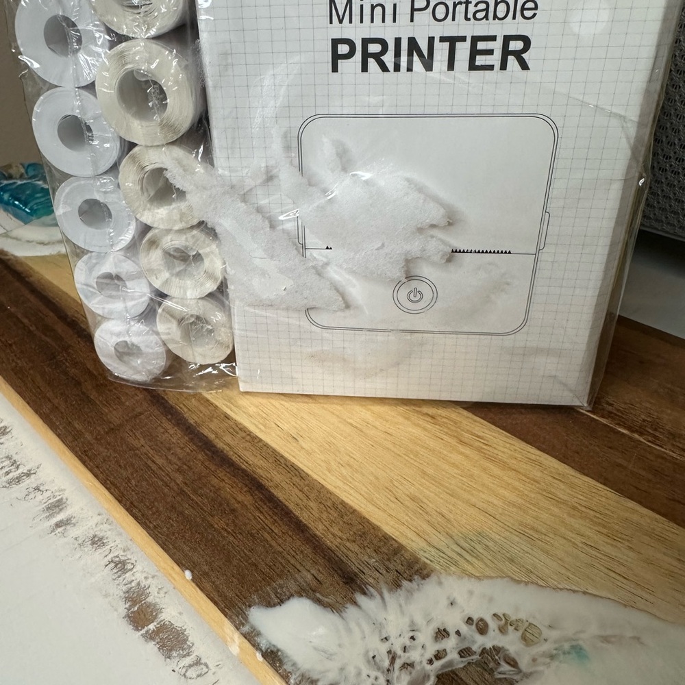Mini Portable Printer - White - Picture 1 of 2
